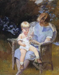 Marjorie en Kleine Edmund, 1928