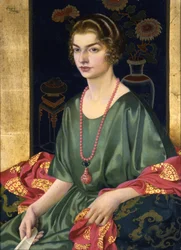 Portret van Elizabeth Allhusen