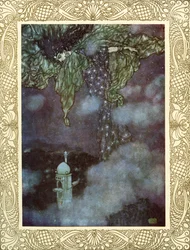 De Rubaiyat van Omar Khayyam geïllustreerd door Edmund Dulac