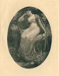 Voor Elizabethaanse liederen ter ere van liefde en schoonheid (litho)