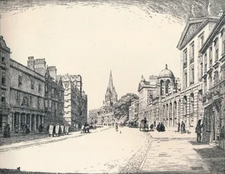Hoogstraat, Oxford, 1905