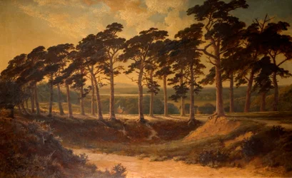 Harrow vanaf de Eerste, Hampstead Heath, 1875