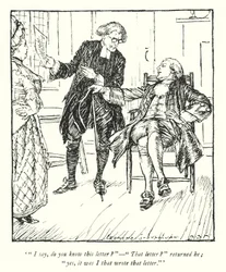 Illustratie voor The Vicar of Wakefield door Oliver Goldsmith