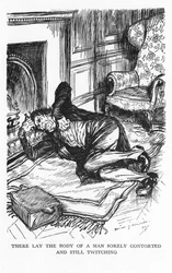 Scène uit Het Vreemde Geval van Dr. Jekyll en Mr. Hyde door Robert Louis Stevenson, 1927