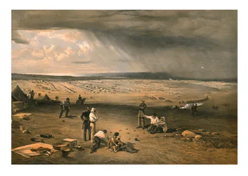 Kamp van de 3e Divisie, 9 juli 1855