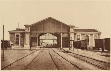 Toulon, Gare (Toulon, treinstation),1861 of later (foto)
