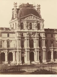 Gezicht op het Louvre,1855-1857 (foto)