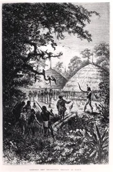 Yagouman Hoofdman Rougouyenne Jaagt op de Duivel, illustratie uit 