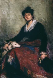 Portret van Diana Vernon, 1876