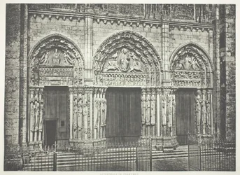 Hoofdportaal, kathedraal van Chartres