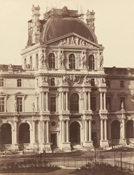 Zicht op het Louvre, 1855-1857