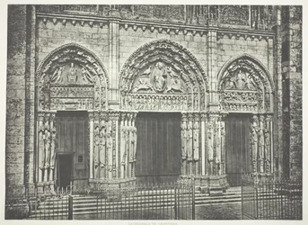 Hoofdportaal, kathedraal van Chartres