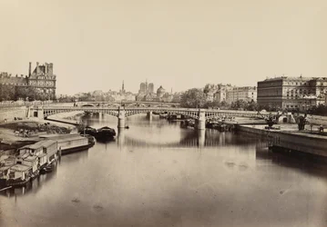 De Solferinobrug, Parijs, c. 1860