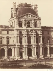 Uitzicht op het Louvre