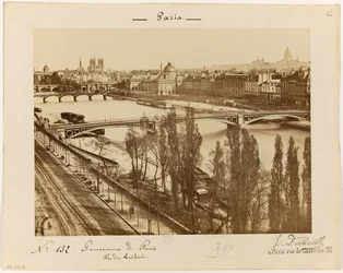 Gezicht op de Tuilerieën, ca. 1895-1900 (foto)