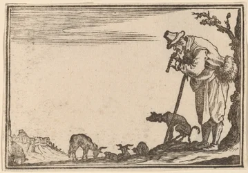 Herder die fluit speelt