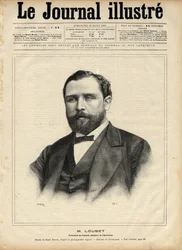 Emile Loubet (1836-1929) in 1892 - gravure door Navellier in 