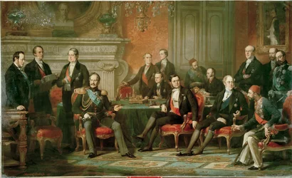 Het Congres van Parijs dat een einde maakte aan de Krimoorlog