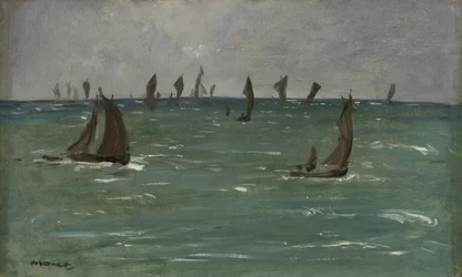 Boten bij Berck-sur-Mer