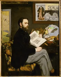 Emile Zola (olieverf op doek)