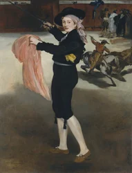 Mademoiselle V... in het kostuum van een Espada, 1862