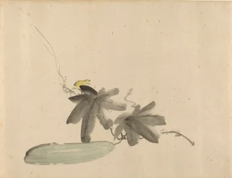 Manet - Komkommer met bladeren, ca. 1880