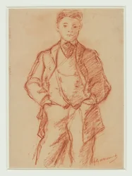 Manet - Portrait of Léon Koëlla-Leenhoff, circa 1868