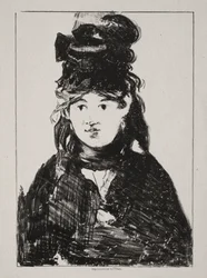 Portret van Berthe Morisot