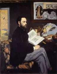 Portret van Emile Zola - 1868