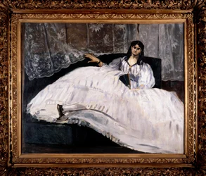 Portret van Jeanne Duval, maîtresse van Baudelaire.