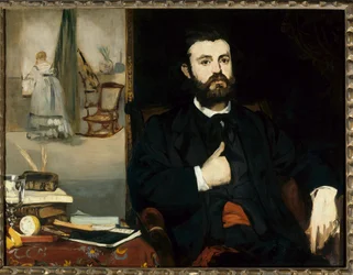 Portret van de beeldhouwer Zacharie Atruc (1835-1907)