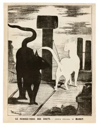 Het rendez-vous van de katten