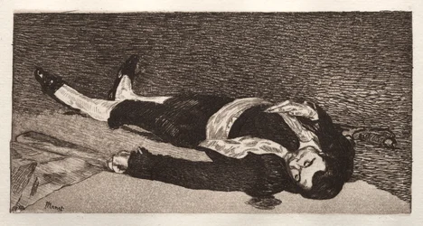 De dode Toreador (ets en aquatint)