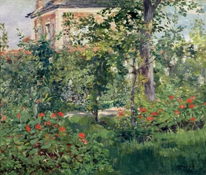 De tuin in Bellevue, 1880