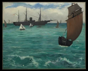 De „Kearsarge” bij Boulogne