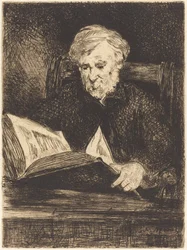 Le liseur, 1861