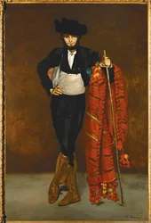 kostuum (schilderij op doek)