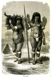 Koppel Ticuna Indianen uit Peru