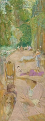 Aux Pavillons à Cricqueboeuf, 1911
