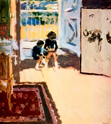 Kinderen in een kamer, 1909