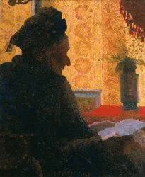 Grootmoeder Michaud tegen het licht gezien, 1890