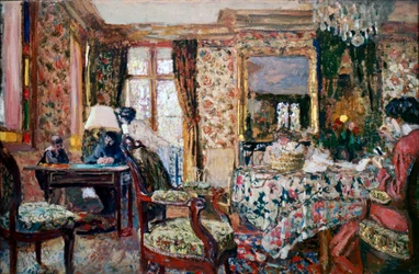 In de kamer, 1904