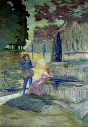 Pelleas en Melisande. Illustratie voor de opera van Claude Debussy