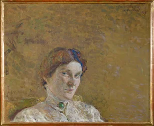 Portret van de actrice Suzanne Desprez