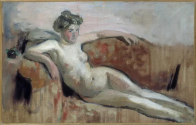 Liggend naakt