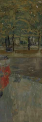 De tuin van La Muette à Passy, Parijs, c.1906-1907
