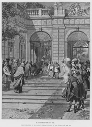 De Terugkeer van Pius VII (gravure)