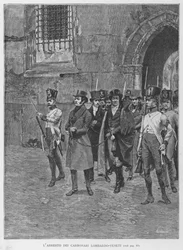 De Arrestatie van de Lombardisch-Venetiaanse Carbonari