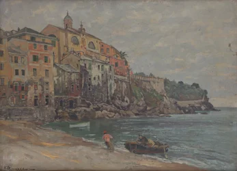 Italiaanse stad aan zee