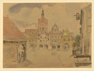 Marktplein in Gollub